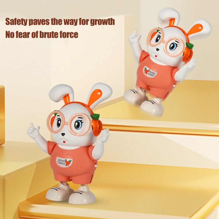 Second image of Dancer Rabbit Bunny Swing Dance Toy For Kids
